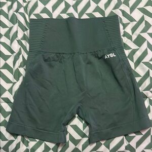 AYBL Green Bike Shorts for Active Comfort